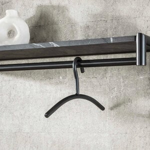 BelaLuz Kledinghangers Jane set van 6 gunmetal