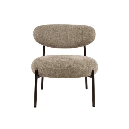 BelaLuz Modern Scandinavische fauteuil Tissee cargo zandkleur
