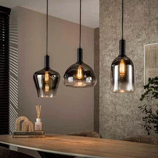 Hanglamp Noor 3-lichts charcoal