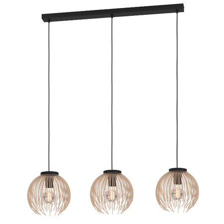 Stars of Light Modern Scandinavische hanglamp Alhabia 3-lichts zand