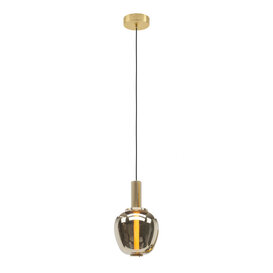 Hanglamp Fruitera 1-lichts small messing