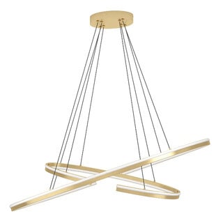 Hanglamp Bogado 2-ringen goud