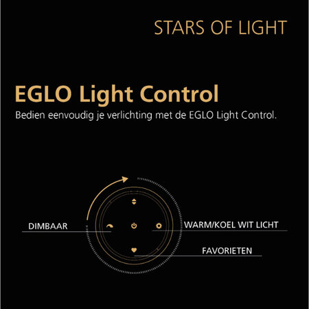 Stars of Light Modern hotel chique hanglamp Labonete 3 ring LED goud