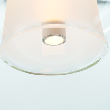 Stars of Light Moderne plafondlamp Menorca 1-lichts wit