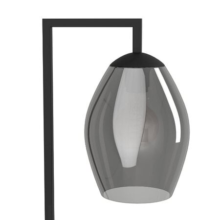 Stars of Light Moderne vloerlamp Estanys 1-lichts smoke glas