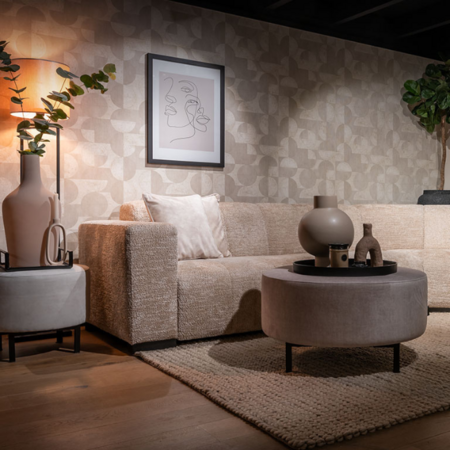 UrbanSofa Moderne Japandi hoekbank Pascalle