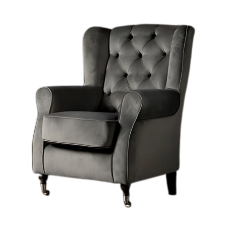 UrbanSofa Landelijke gecapitonneerde fauteuil Palermo