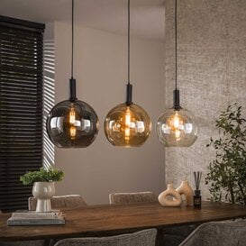 Hanglamp Poly 3-lichts Charcoal