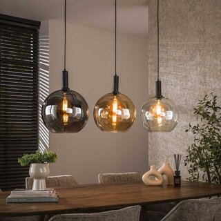 Hanglamp Poly 3-lichts Charcoal