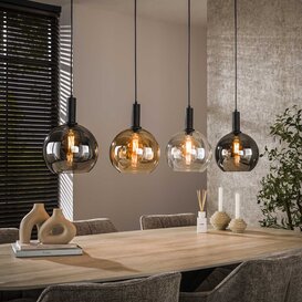 Hanglamp Poly 4-lichts Charcoal