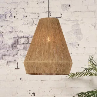 Hanglamp Iguazu 1-lichts Jute Naturel Ø60 cm taps