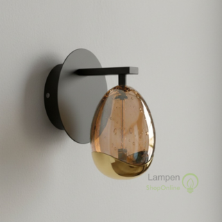 Wandlamp Golden Egg 1-lichts goud