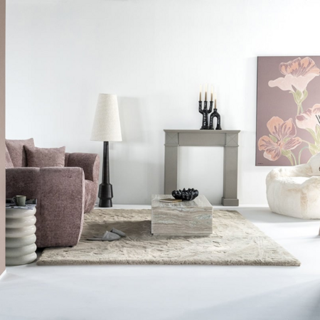 By-Boo Modern Scandinavisch vloerkleed Zena beige 200 x 290 cm