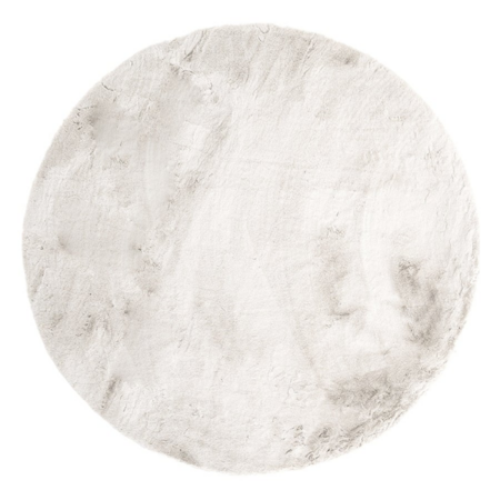 By-Boo Modern Scandinavisch vloerkleed Zena beige rond