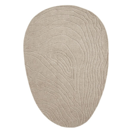 By-Boo Japandi Scandinavisch vloerkleed Pebble beige