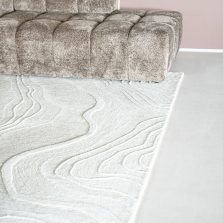 By-Boo Scandinavisch vloerkleed Soil Off-white 190 x 290 cm