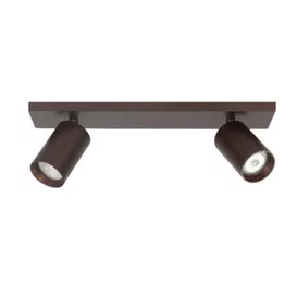 Opbouwspot Mila 2-lichts Choco