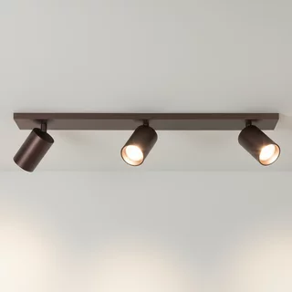 Opbouwspot Mila 3-lichts Choco