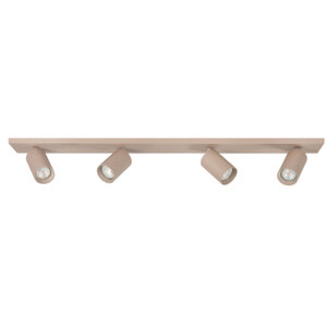 Highlight Modern Scandinavische opbouwspot Mila 4-lichts op balk zand