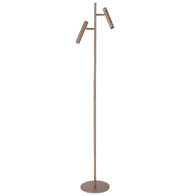 Vloerlamp Piero 2-lichts brons