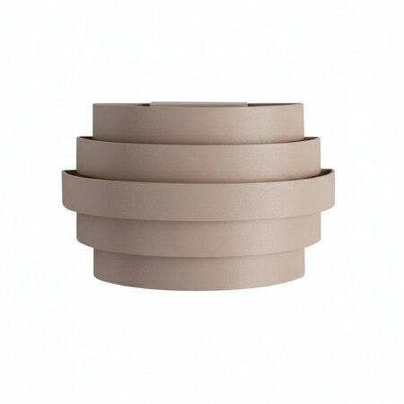 Highlight Modern Scandinavische wandlamp Scudo zand 20 cm