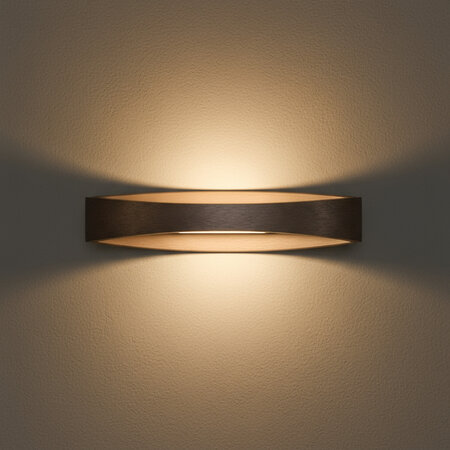 Highlight Modern chique wandlamp Medusa 12W choco 35 cm
