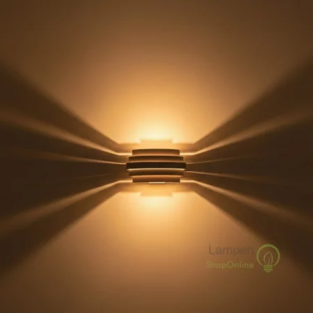 Highlight Moderne wandlamp Scudo 20 cm brons