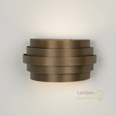 Highlight Moderne wandlamp Scudo 20 cm brons