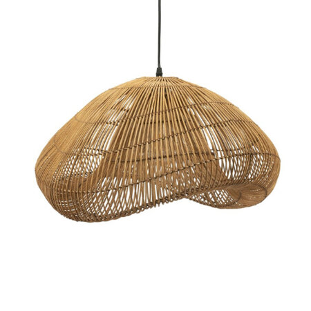 By-Boo Japandi Ibiza stijl hanglamp Lunar 1-lichts bruin