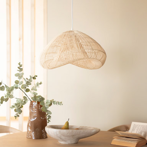 By-Boo Scandinavische Japandi hanglamp Lunar 1-lichts natural
