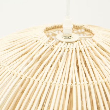 By-Boo Scandinavische Japandi hanglamp Lunar 1-lichts natural