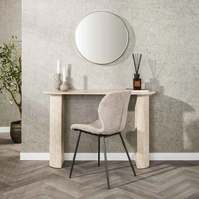 Haltafel Ramona keramiek travertin