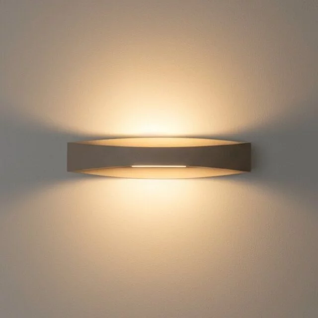 Wandlamp Medusa zand 35 cm