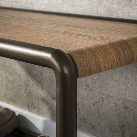 BelaLuz Modern landelijke schoenenbank Lema drift brown