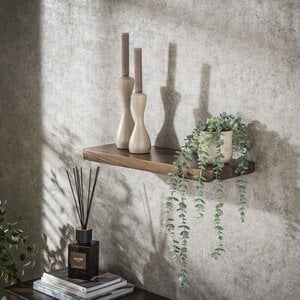 BelaLuz Modern landelijke wandplank Como massief acaciahout bruin 60 cm