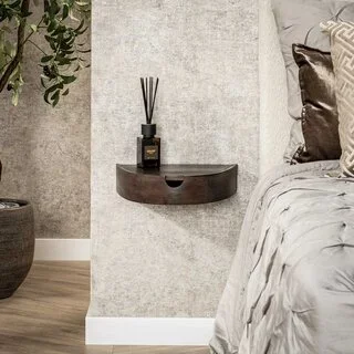 Nachtkastje Cove zwevend 1 lade 2-set acaciahout drift brown