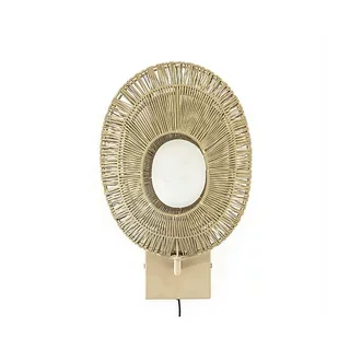 Wandlamp Ovo 1-lichts naturel
