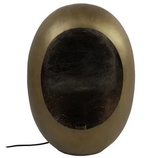 Tafellamp Eggy large 1-lichts antiek messing