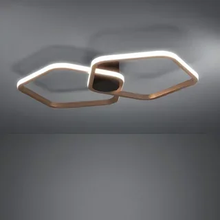Plafondlamp Estrella 2-lichts brons