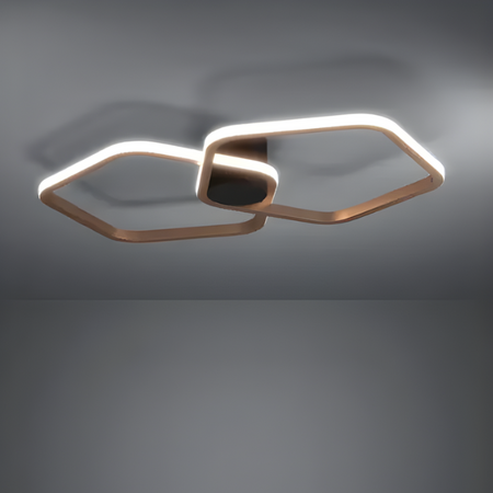 Stars of Light Hotel chique design Plafondlamp Estrella 2-lichts brons