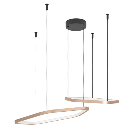 Stars of Light Hotel chique design hanglamp Estrella 2-lichts brons