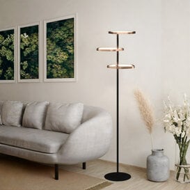 Vloerlamp Estrella 3 lichts brons