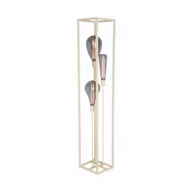 Vloerlamp Palco 3-lichts crème 160 cm