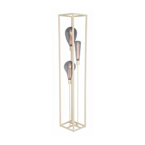Freelight Moderne vloerlamp Palco 3-lichts crème 160 cm
