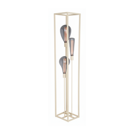 Freelight Moderne vloerlamp Palco 3-lichts crème 160 cm