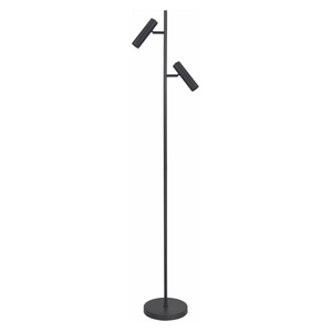 Freelight Modern minimalistische vloerlamp Undici 2-lichts zwart