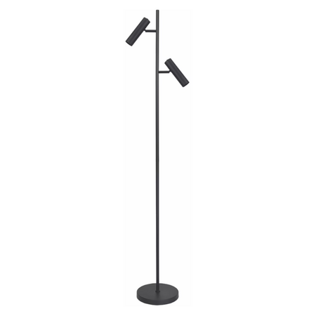 Freelight Modern minimalistische vloerlamp Undici 2-lichts zwart