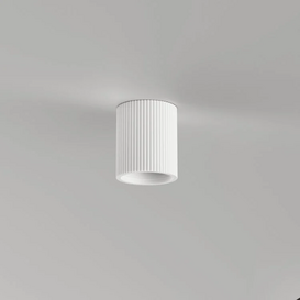 Plafondlamp Toulouse 1-lichts ribbel overschilderbaar gips