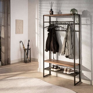 Garderobemeubel Lema drift brown 100 cm