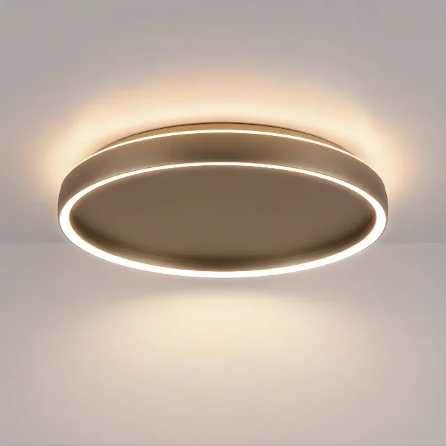 Plafondlamp Trabuco bruin